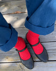 Chaussettes Her Le Bon Shoppe Classic Red - Ex - voto