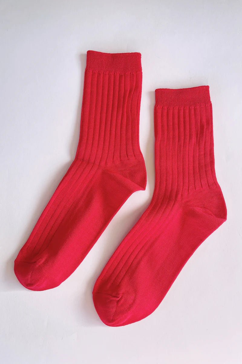 Chaussettes Her Le Bon Shoppe Classic Red - Ex - voto