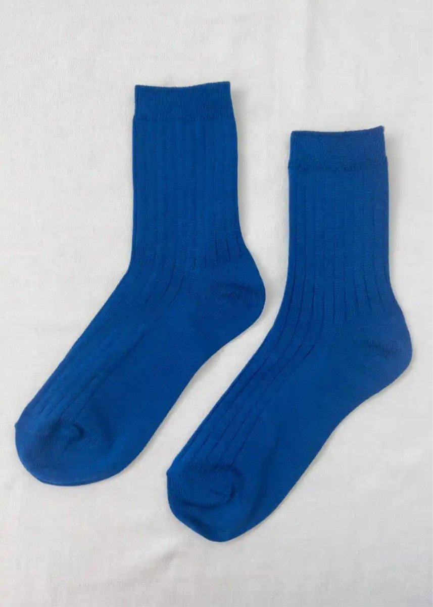 Chaussettes Her Le Bon Shoppe Cobalt - Ex - voto
