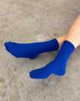 Chaussettes Her Le Bon Shoppe Cobalt - Ex - voto