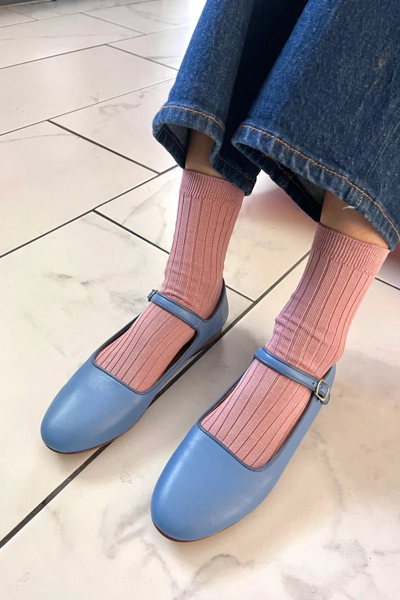 Chaussettes Her Le Bon Shoppe Desert Pink - Ex - voto