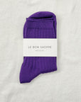 Chaussettes Her Le Bon Shoppe Eggplant - Ex - voto