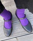 Chaussettes Her Le Bon Shoppe Eggplant - Ex - voto