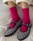 Chaussettes Her Le Bon Shoppe Fuchsia - Ex - voto