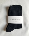 Chaussettes Her Le Bon Shoppe True Black - Ex - voto