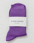 Chaussettes Her Le Bon Shoppe Violet - Ex - voto