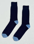 Chaussettes Longues en Cachemire Le Bon Shoppe Marine - Ex - voto
