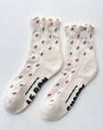 Chaussettes Pétales Ruffled Crèmes Le Bon Shoppe - Ex-voto