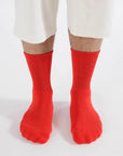 Chaussettes Ribbed Baggu Candy Apple - Ex - voto