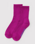 Chaussettes Ribbed Baggu Deep Fuchsia - Ex - voto