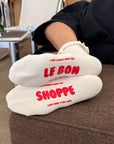 Chaussettes Ruffled Hugger Ivoires Le Bon Shoppe - Ex - voto