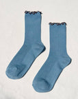 Chaussettes Ruffled Modal Le Bon Shoppe Bleu Poudre - Ex - voto