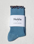 Chaussettes Ruffled Modal Le Bon Shoppe Bleu Poudre - Ex - voto