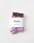 Chaussettes Ruffled Modal Le Bon Shoppe Lilas et Brun - Ex - voto