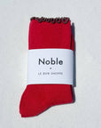 Chaussettes Ruffled Modal Le Bon Shoppe Paprika - Ex - voto