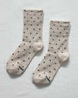 Chaussettes Sneaker Pois Le Bon Shoppe Oatmeal et Noir - Ex - voto