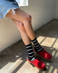 Chaussettes Striped Boyfriend Le Bon Shoppe - Ex - voto