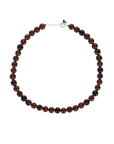 Collier Billes Marrons Monk & Anna - Ex - voto