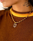 Collier Die Heart Or 18k Peter & June - Ex - voto