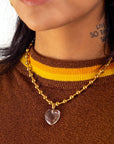 Collier Die Heart Or 18k Peter & June - Ex - voto