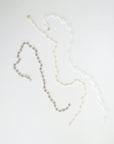 Collier Fiori Labro No.25 Argent et Gris - Ex - voto