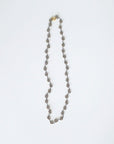 Collier Fiori Labro No.25 Argent et Gris - Ex - voto
