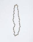 Collier Fiori Labro No.25 Argent et Gris - Ex - voto