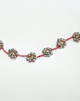 Collier Fiori Labro No.27 Rouge et Argent - Ex - voto