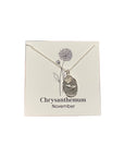 Collier Fleur Mois de Naissance Studio Chiaroscuro - Ex - voto