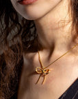 Collier The Bow is Mine Or 18k Peter & June - Ex - voto