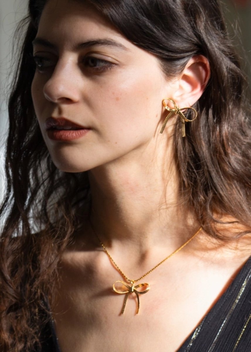Collier The Bow is Mine Or 18k Peter & June - Ex - voto
