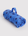 Couverture Pique-Nique Puffy Baggu Blue Polka Dot - Ex-voto