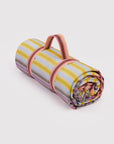 Couverture Pique - Nique Puffy Baggu Gradient Stripe Multi - Ex - voto