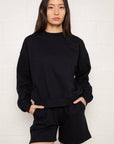Crewneck Noir NLT - Ex - voto