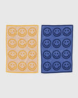 Ensemble de 2 serviettes à Mains Baggu Happy Blue Marigold - Ex - voto