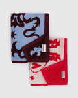 Ensemble de 2 serviettes à Mains Baggu Western - Ex - voto