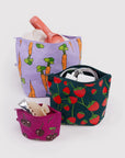 Ensemble de 3 Pochettes Go Baggu Carrots & Berries - Ex - voto