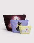 Ensemble de 3 Pochettes Go Baggu Fancy Animals - Ex - voto