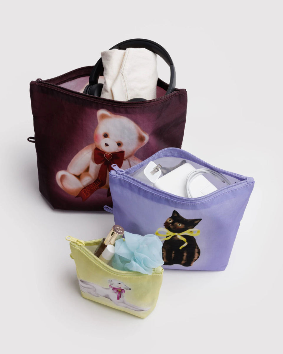 Ensemble de 3 Pochettes Go Baggu Fancy Animals - Ex - voto