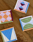 Ensemble de 4 Sous - Verres Quilt &Klevering - Ex - voto