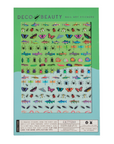 Deco Beauty Critters Nail Sticker Sheet