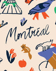 Feuille d'autocollants Balade à Montréal Paperole - Ex - voto