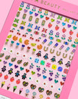 Feuille d'Autocollants pour ongles Deco Beauty Candy Shop - Ex - voto