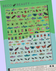 Feuille d'Autocollants pour ongles Deco Beauty Critters - Ex - voto