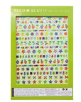 Feuille d’Autocollants pour ongles Deco Beauty - Fleurs et bijoux - Ex - voto