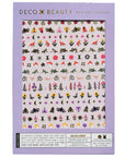 Feuille d’Autocollants pour ongles Deco Beauty - Fleurs et bijoux - Ex - voto