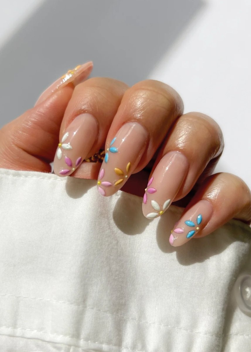 Feuille d’Autocollants pour ongles Deco Beauty - Fleurs et bijoux - Ex - voto