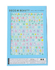 Feuille d’Autocollants pour ongles Deco Beauty - Fleurs et bijoux - Ex - voto