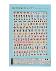Feuille d’Autocollants pour ongles Deco Beauty - Fleurs et bijoux - Ex - voto