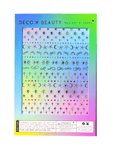 Feuille d'Autocollants pour ongles Deco Beauty Sparkle - Ex - voto